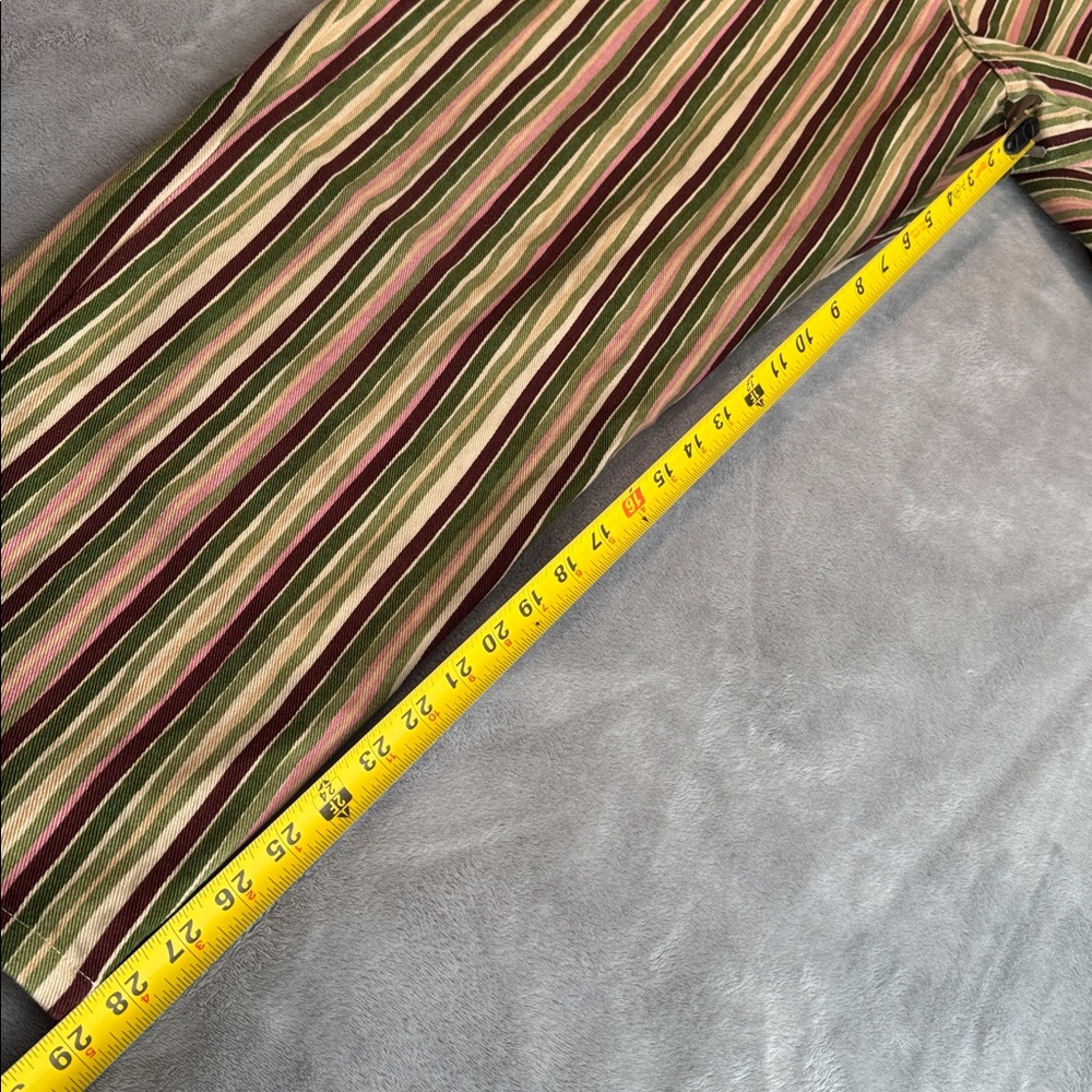 NWOT Lucy & Yak Addison Jeans Organic Twill Elm Stripe Size W36 - Picture 14 of 15